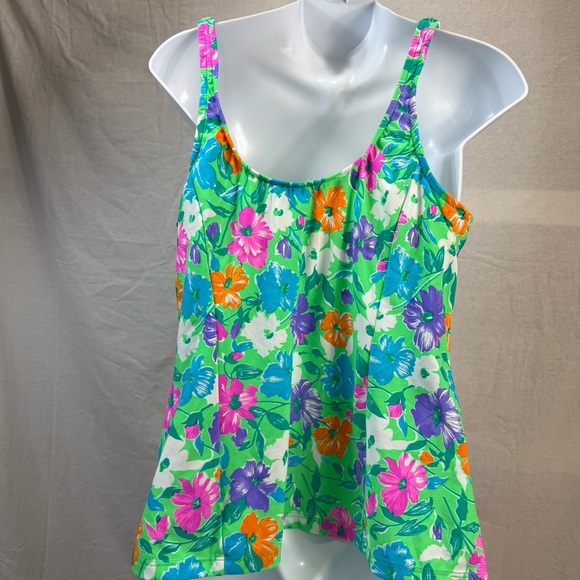 Orvis Blue Fitted Swim Top Size 14 - Picture 3 of 9